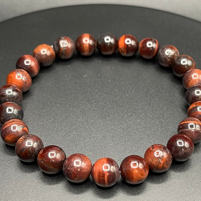 Red Tiger's Eye 8mm (confidence+ self-esteem)