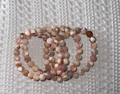 Flower Agate Bracelet