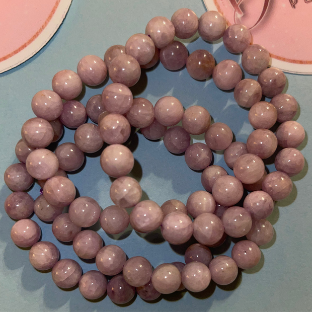Kunzite Bracelet (love + spiritual peace)