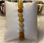 Yellow Jade Bracelet (happiness-success)