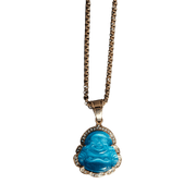 Smiling Buddha Charm & Necklace - Bossy Plans