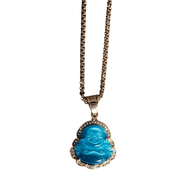 Smiling Buddha Charm & Necklace - Bossy Plans