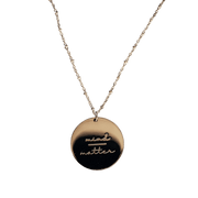 Mind over matter necklace - Bossy Plans