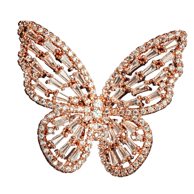 Diamond Butterfly Ring - Bossy Plans