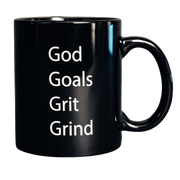 God goals coffee mug - Bossy Plans