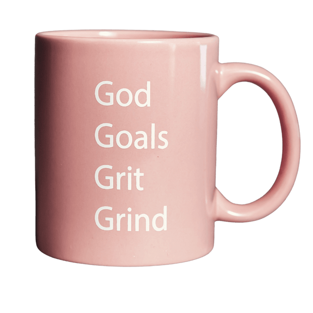 God goals coffee mug - Bossy Plans