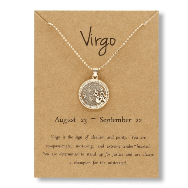 Gold/Silver Zodiac Necklaces - Bossy Plans