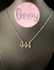 Angel Number Necklace - Bossy Plans