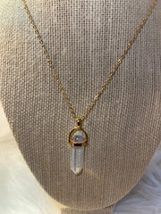 Natural Stone Quartz Necklace and Pendant - Bossy Plans