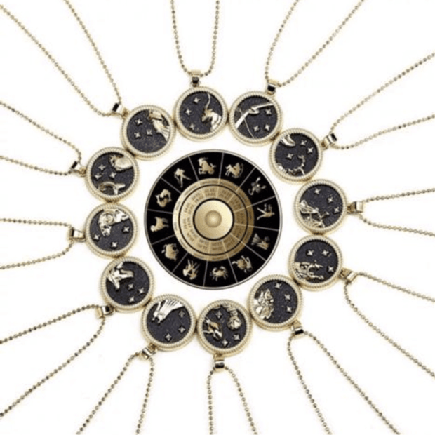 Black/Silver Zodiac Necklaces - Bossy Plans