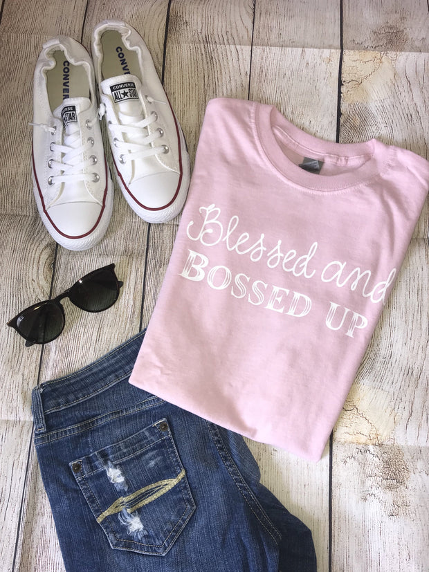 Blessed and Bossed Up T-shirt - Bossy Plans