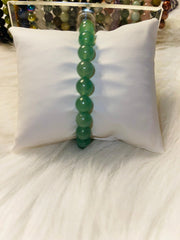 Green Aventurine Bracelet 8mm (strength-confidence-courage) - Bossy Plans