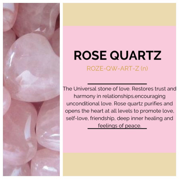 Heart Shaped Rose Quartz - Bossy Plans