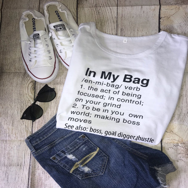 In my bag T-shirt - Bossy Plans