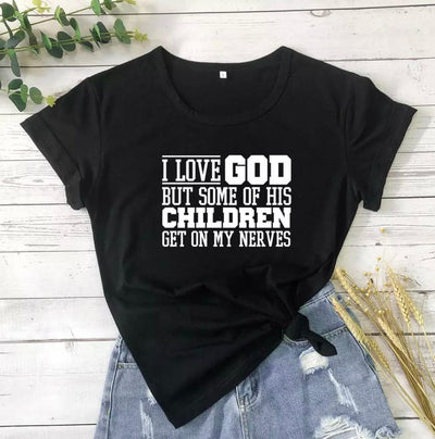 I Love God T-Shirt - Bossy Plans